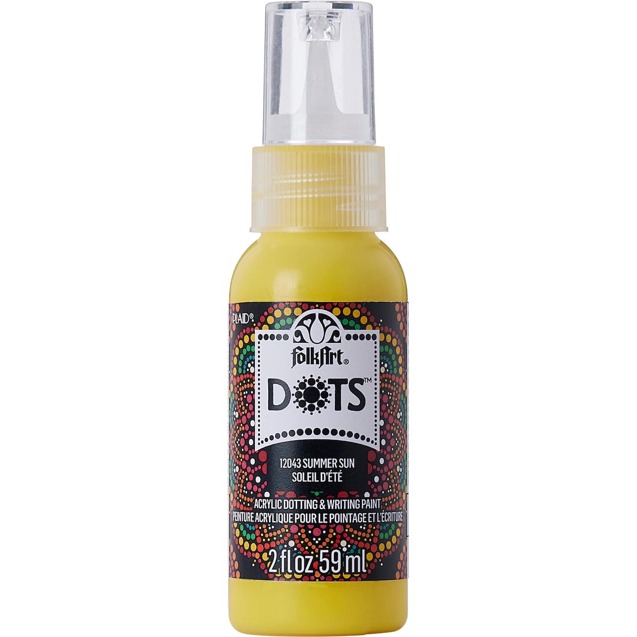 12 Pack: FolkArt® Dots™ Acrylic Dotting & Writing Paint